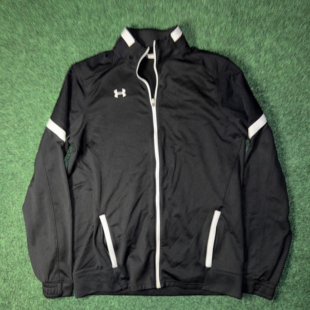 Women's Under Armour Full Zip Black Jacket Size Medium S14